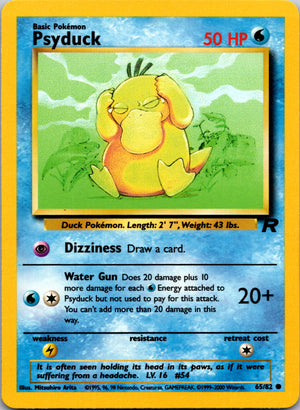 2000 Team Rocket 65/82 Psyduck Common A206