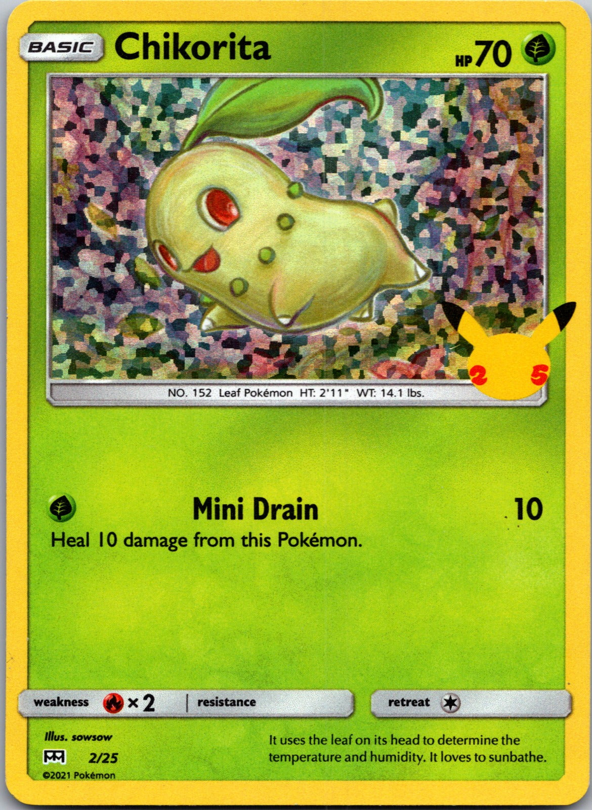 2018 SM - Lost Thunder 6/214 Chikorita (6) LP
