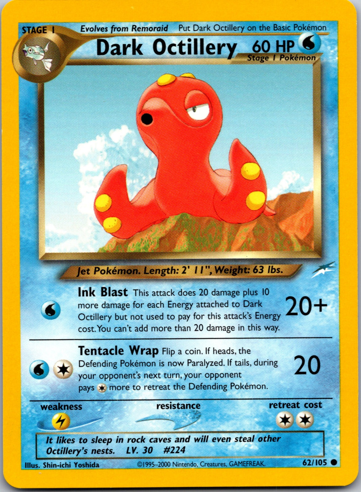 2002 Neo Destiny 062/105 Dark Octillery LP