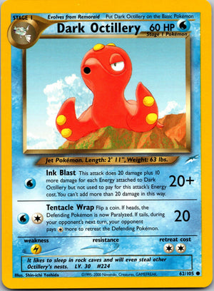 2002 Neo Destiny 062/105 Dark Octillery LP