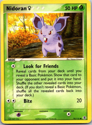 2004 FireRed and LeafGreen 70/112 Nidoran F LP