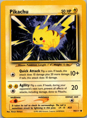 Neo Genesis 070/111 Pikachu Common NM