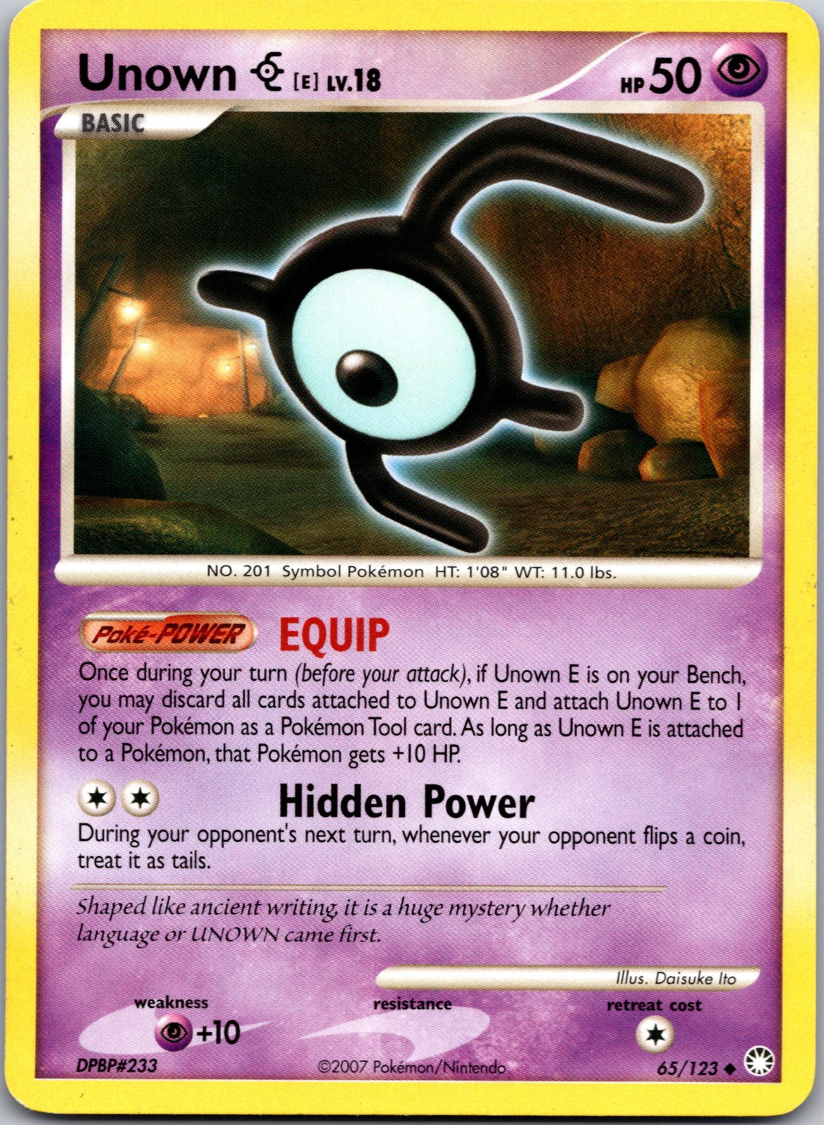 2008 Great Encounters 65/106 Unown [E] LP C214
