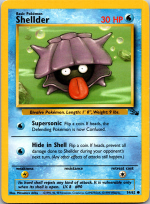 1999 Fossil 54/62 Shellder Common L126