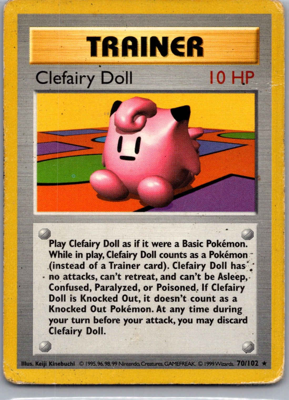 1999 Base Set #070/102 Clefairy Doll Rare C30
