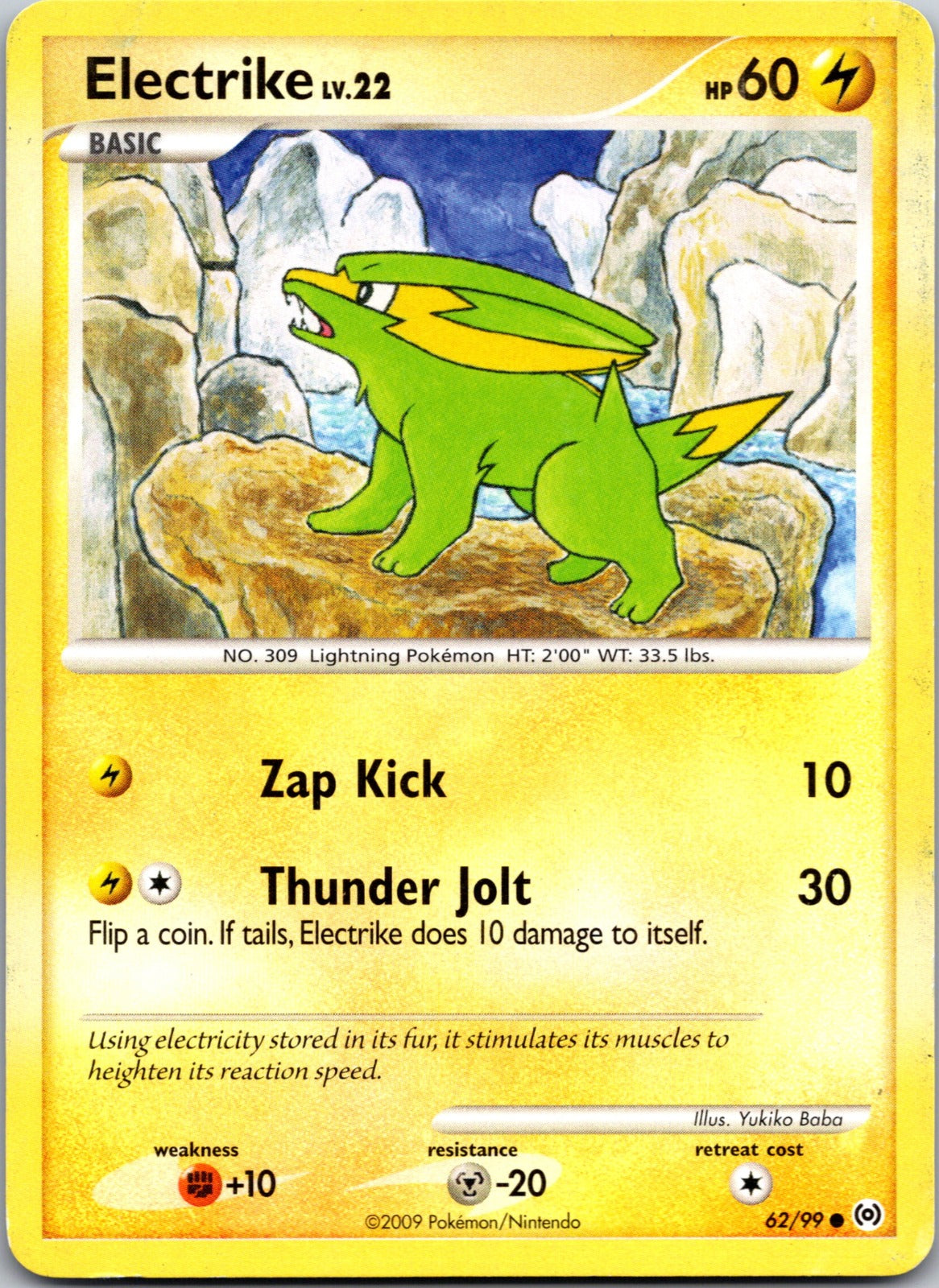 2009 Arceus 62/99 Electrike (62) LP