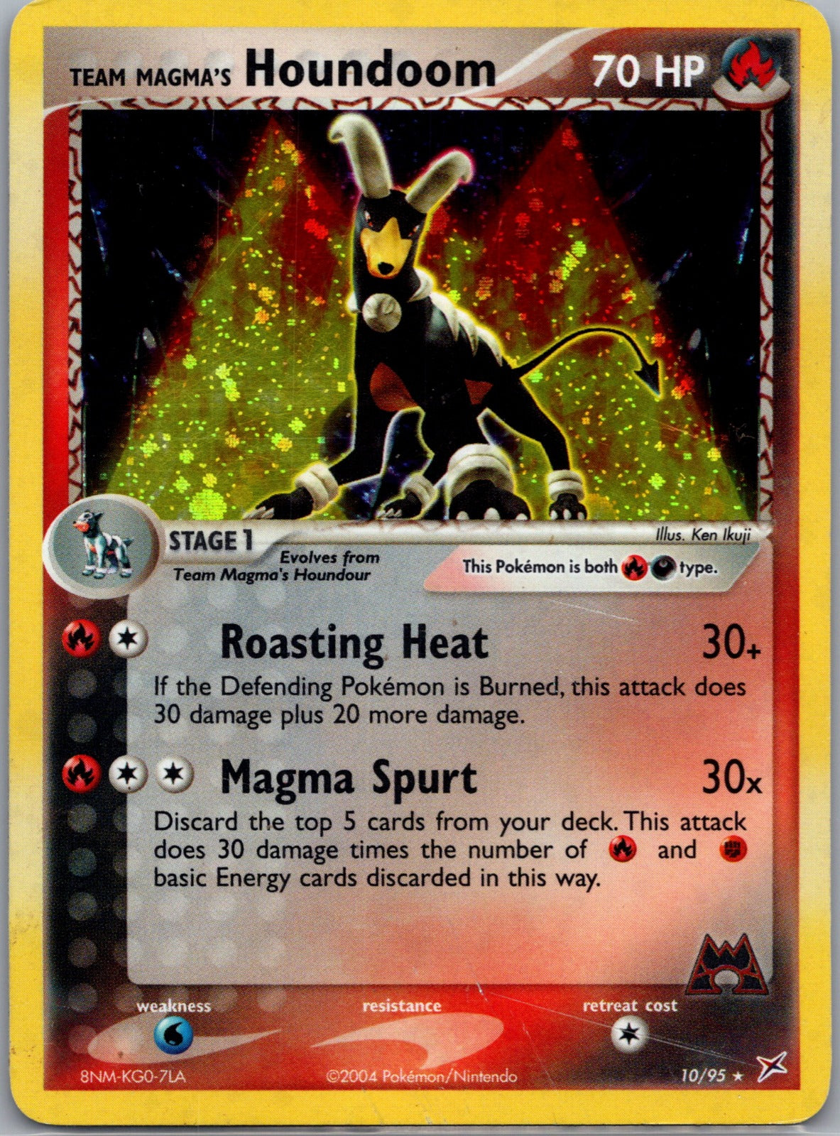 2004 Team Magma vs Team Aqua 10/95 Team Magma's Houndoom MP  P29