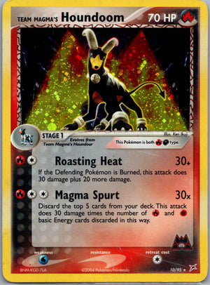 2004 Team Magma vs Team Aqua 10/95 Team Magma's Houndoom LP