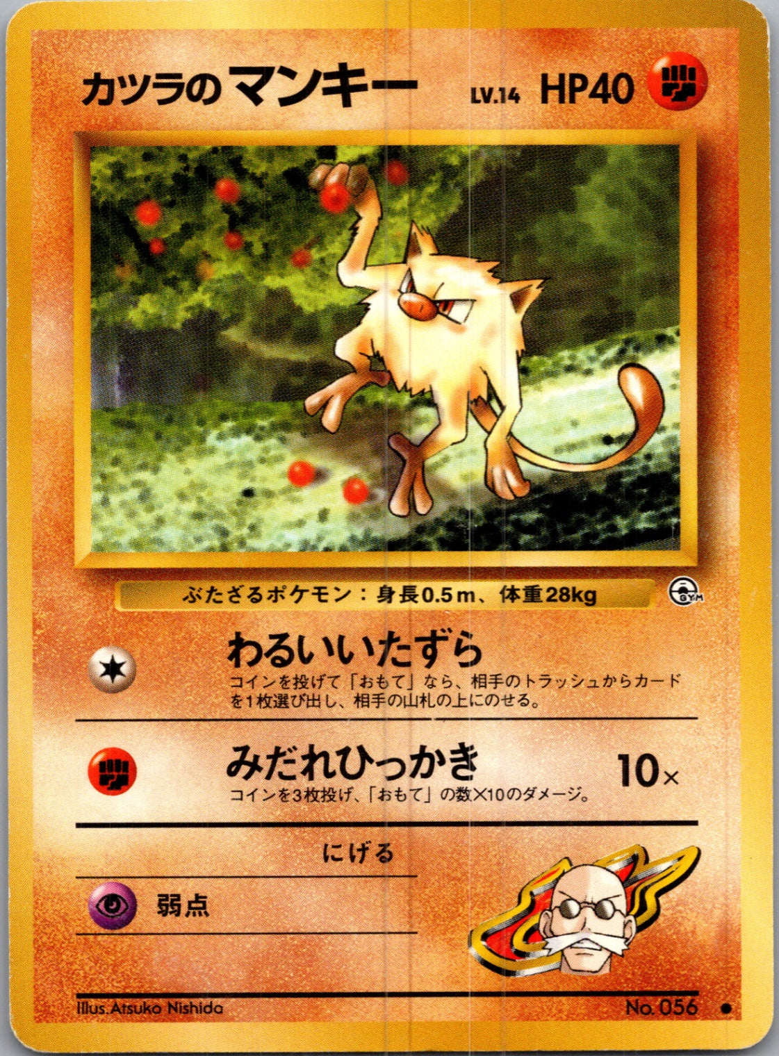 1999 Challenge from the Darkness  Blaine's Mankey Common  (JP) I51