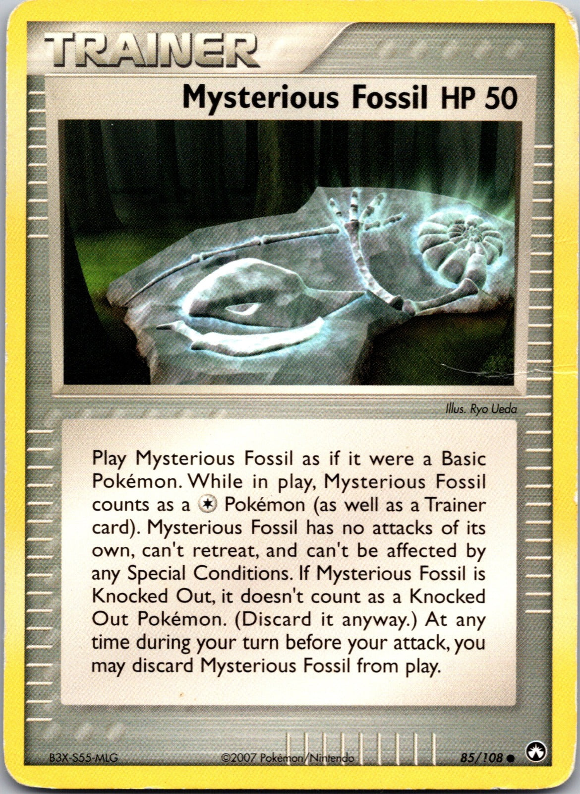 2007 Power Keepers 85/108 Mysterious Fossil LP