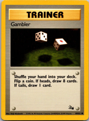 1999 Fossil 60/62 Gambler Common C319
