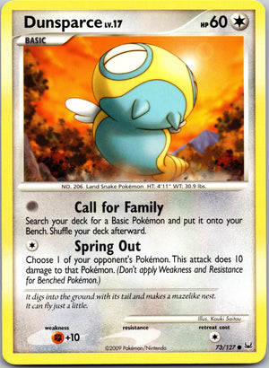2009 Platinum 73/127 Dunsparce LP