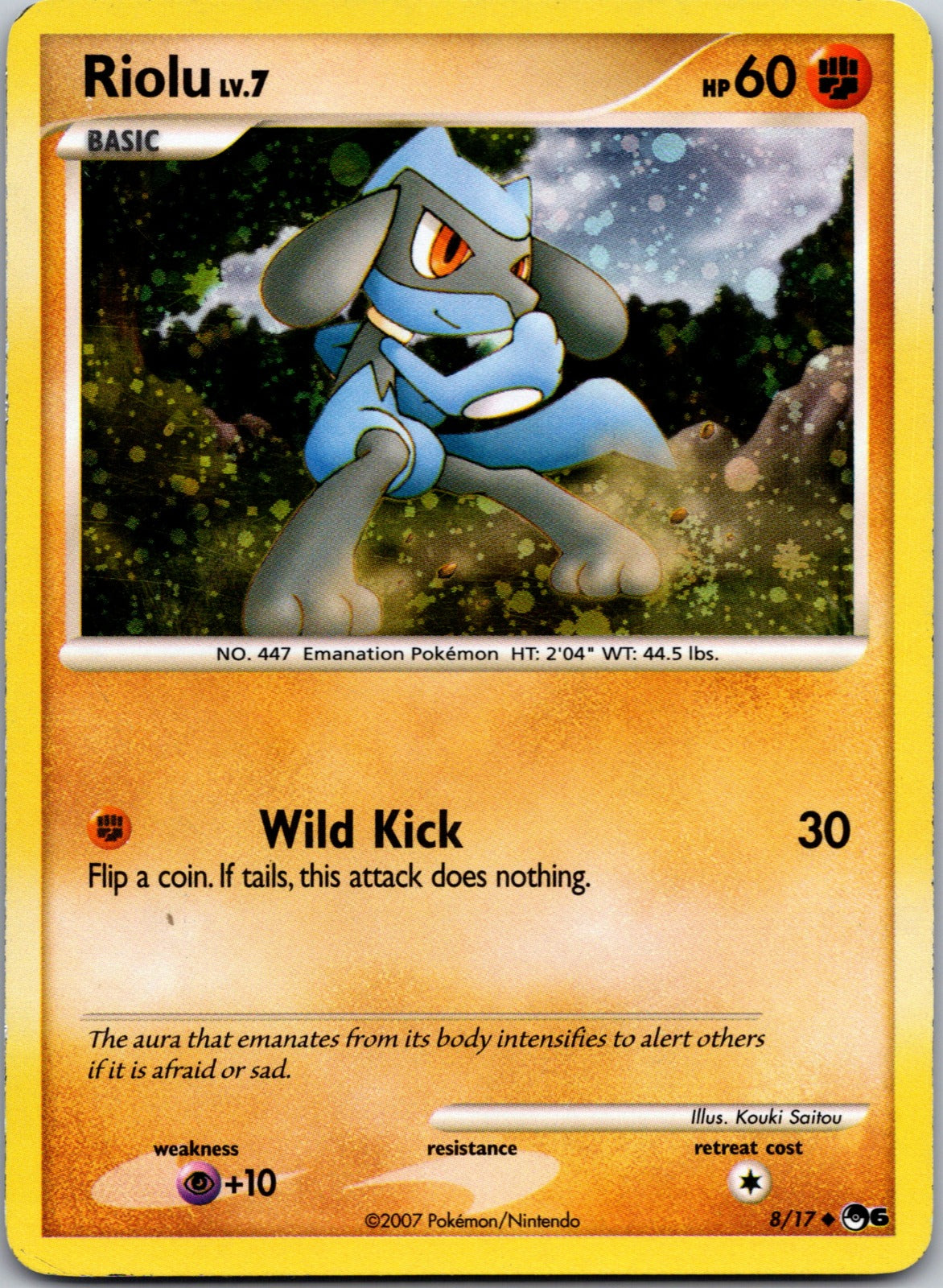2026 POP Series 6 008/017 Riolu LP  X62