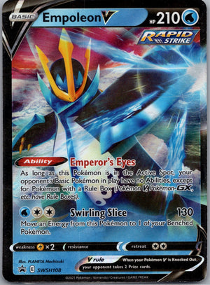 2020 SWSH: Sword & Shield Promo Cards SWSH108 Empoleon V Promo D220