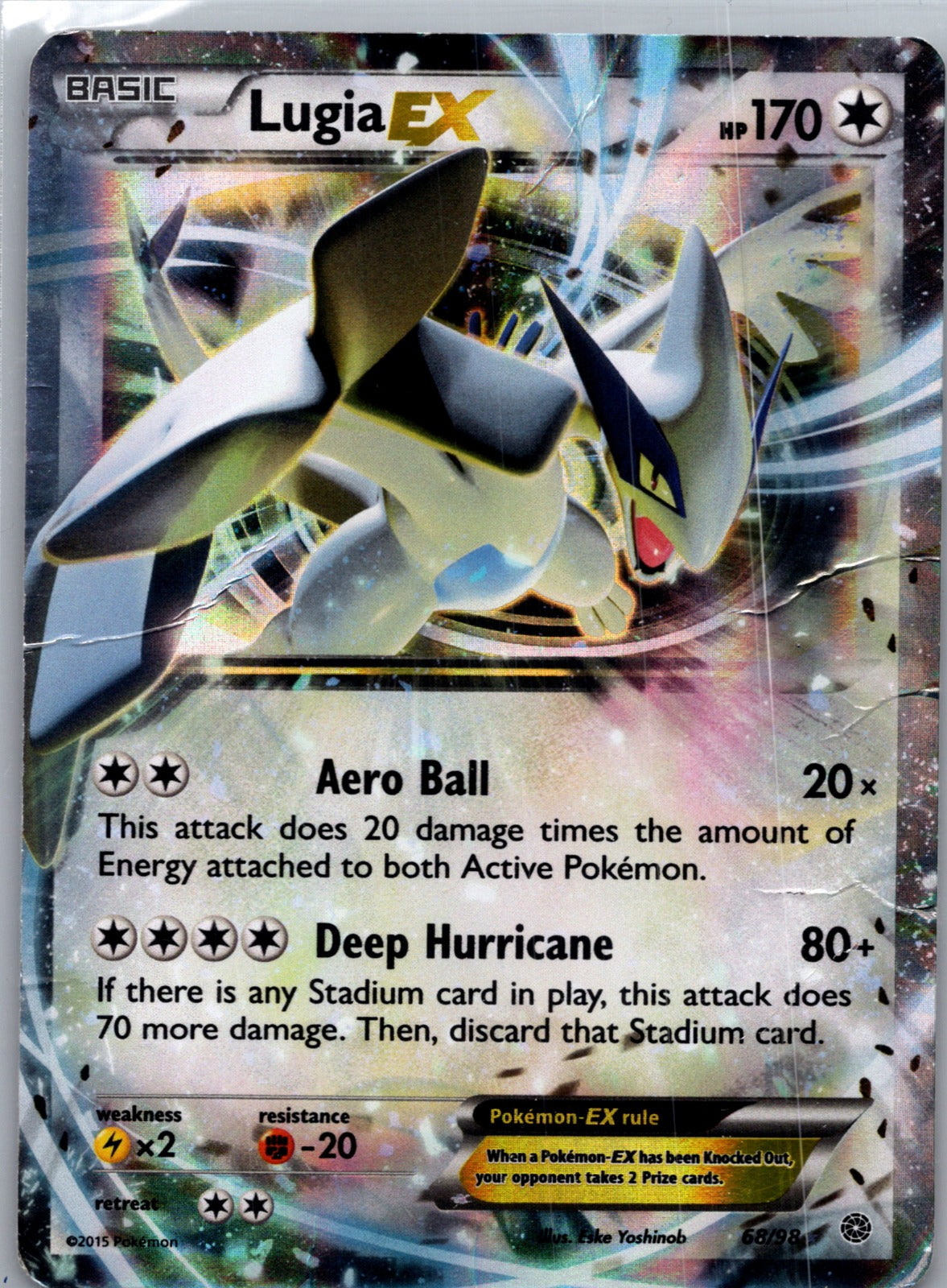 2015 XY - Ancient Origins 68/98 Lugia EX LP