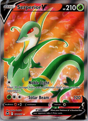 Serperior V (Full Art) Holofoil Ultra Rare SWSH12: Silver Tempest 170/195 NM