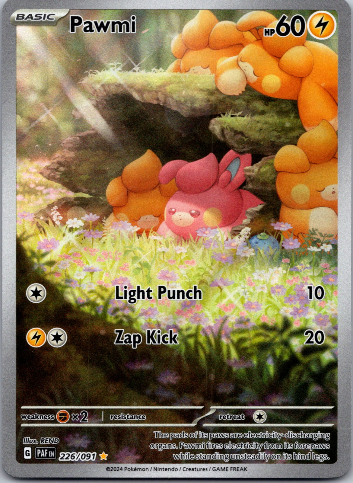 2024 Pawmi SV: Paldean Fates 226/091 NM
