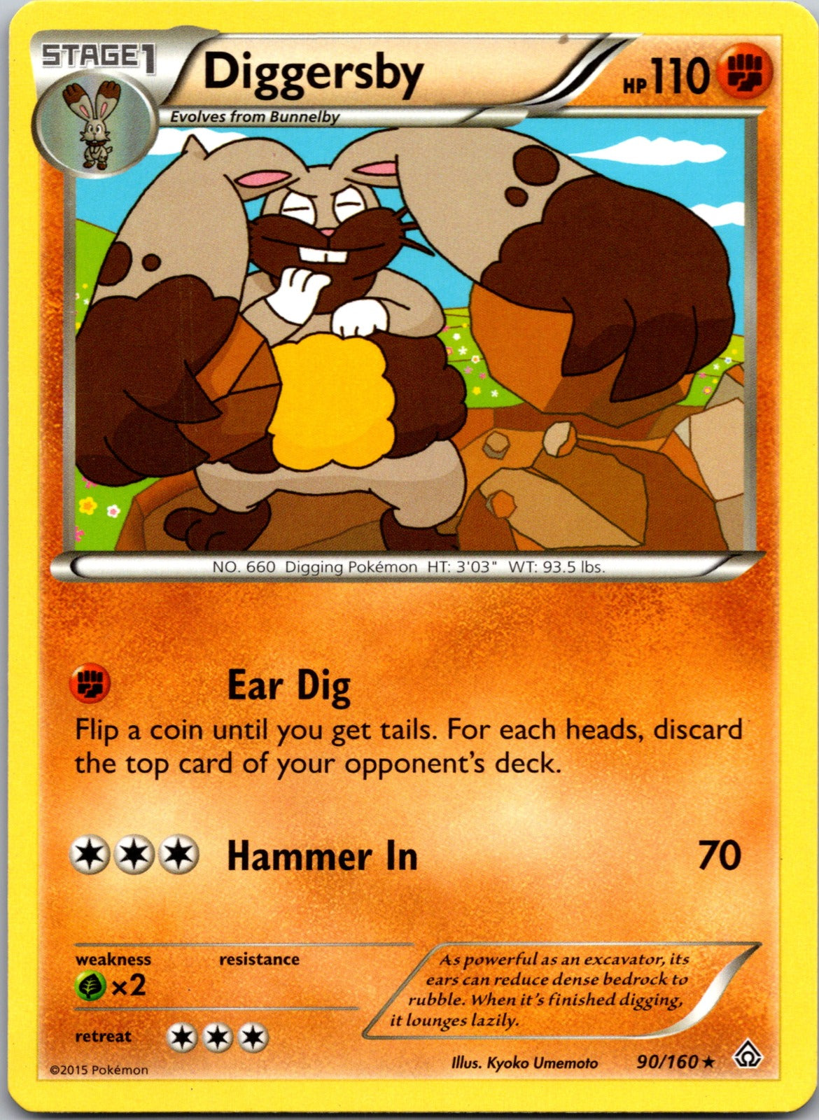 2015 XY - Primal Clash 90/160 Diggersby LP E69
