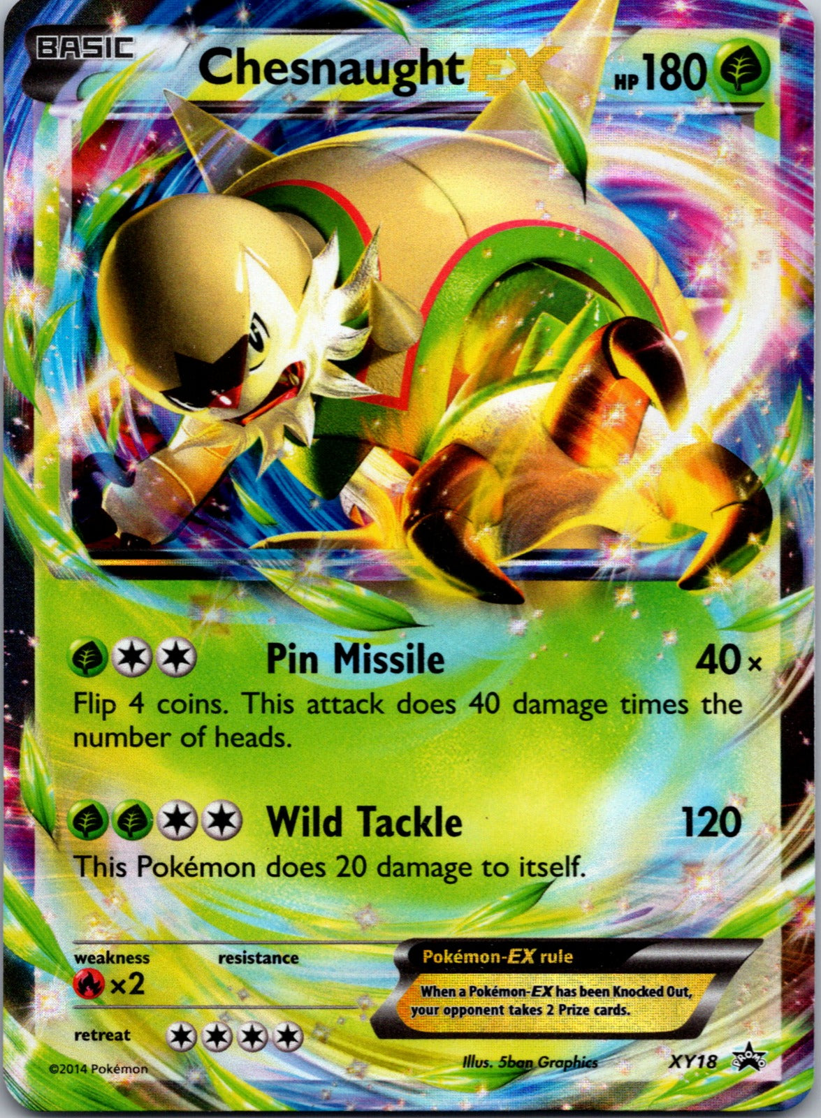 2013 XY Promo XY18 Chesnaught EX LP