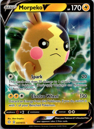 2021 Shining Fates 037/072 Morpeko V LP