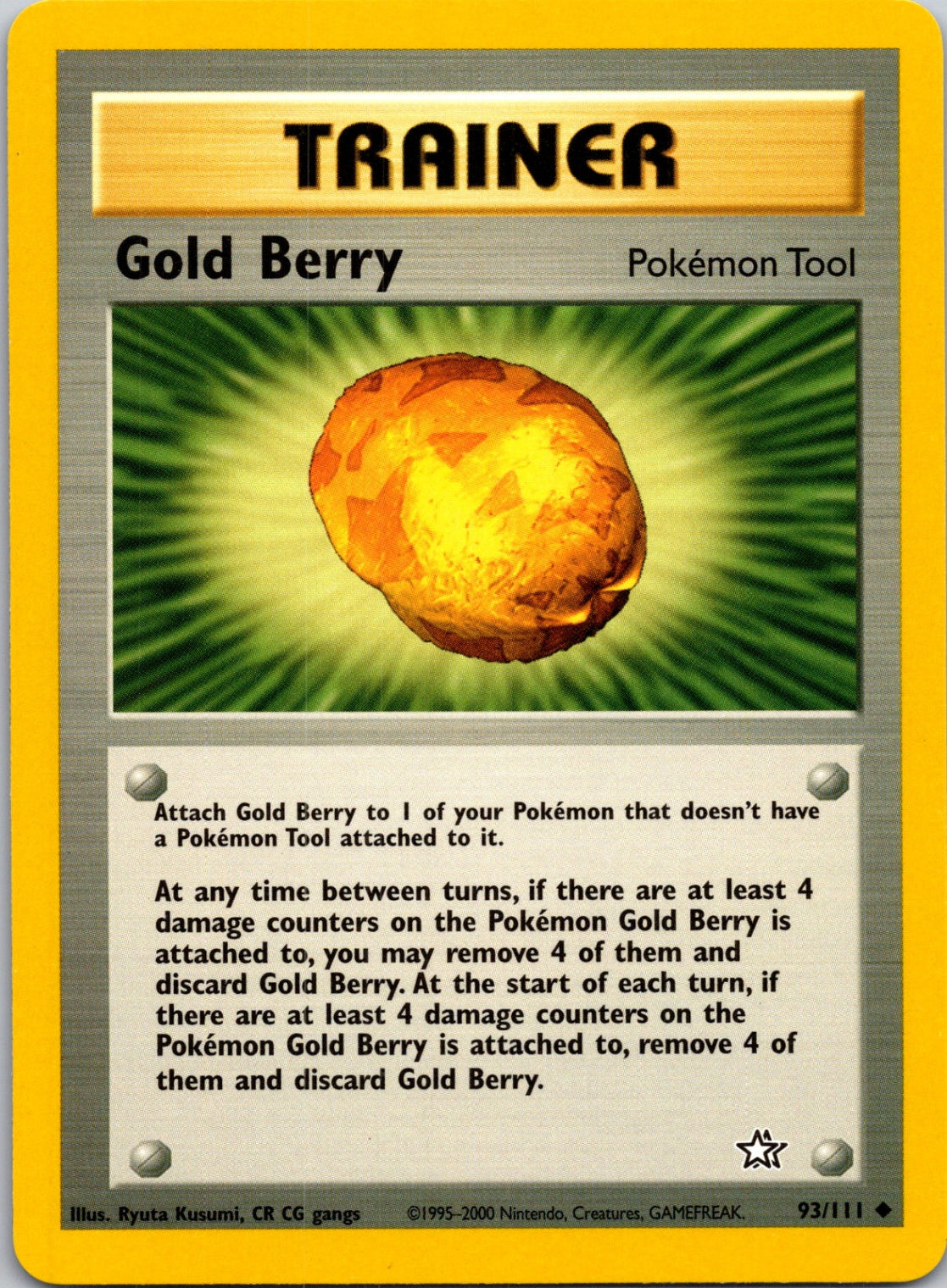 2000 Neo Genesis 093/111 Gold Berry Common C313