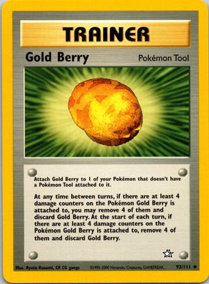 2000 Neo Genesis 093/111 Gold Berry Common C313