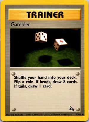1999 Fossil 60/62 Gambler Common L169