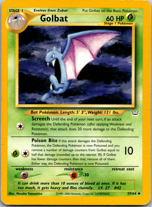 2001 Neo Revelation 29/64 Golbat LP