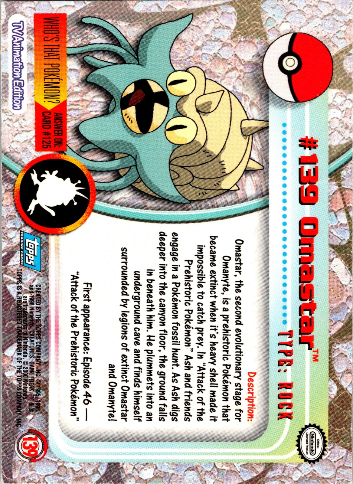 1999 Topps TV Omastar MP  P140