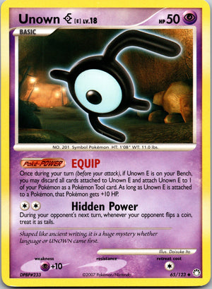 2008 Great Encounters 57/106 Unown [G] LP