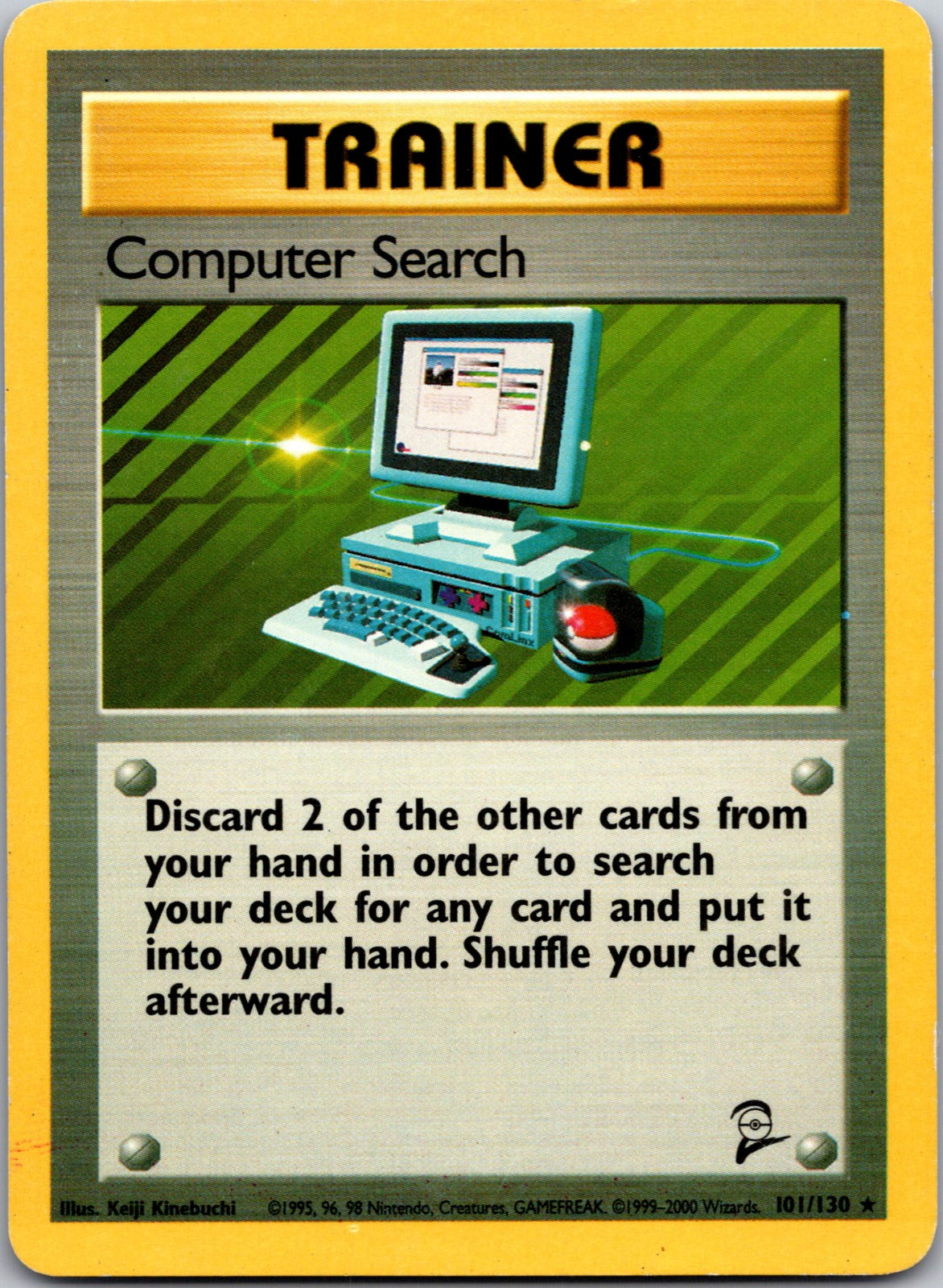 2000 Base Set 2 101/130 Computer Search LP