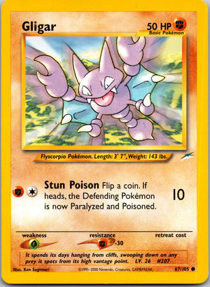 2002 Neo Destiny 067/105 Gligar Common M319