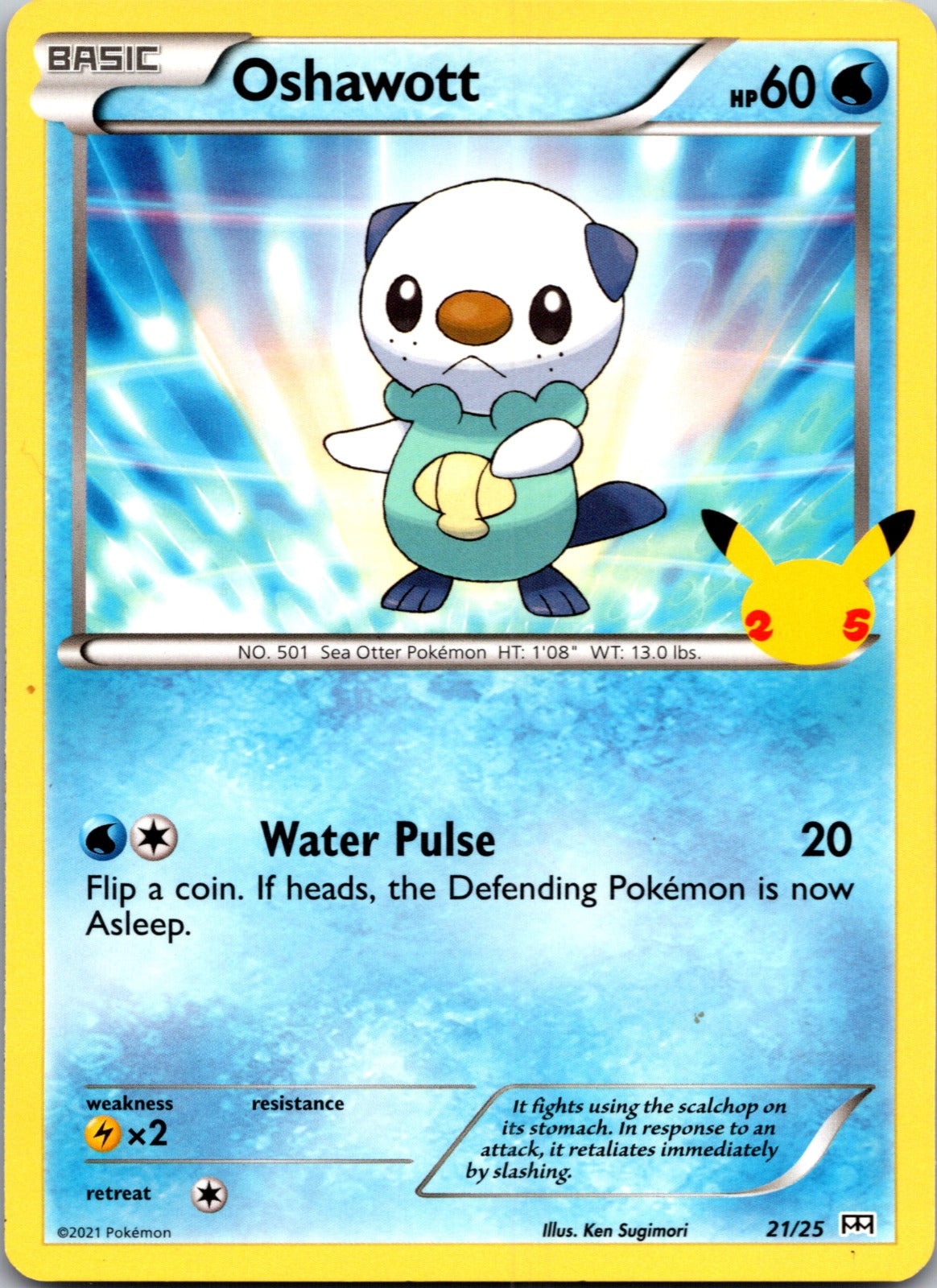 2011 McDonald's Promo 2011 004/012 Oshawott - 4/12 LP