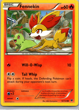 2016 XY - Fates Collide 10/124 Fennekin (10) Common M61