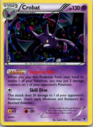 2014 XY - Phantom Forces 33/119 Crobat LP