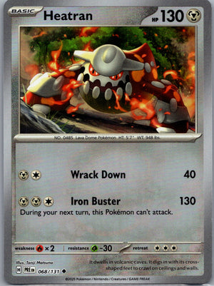 2025 SV: Prismatic Evolutions 068/131 Heatran (Master Ball) D250