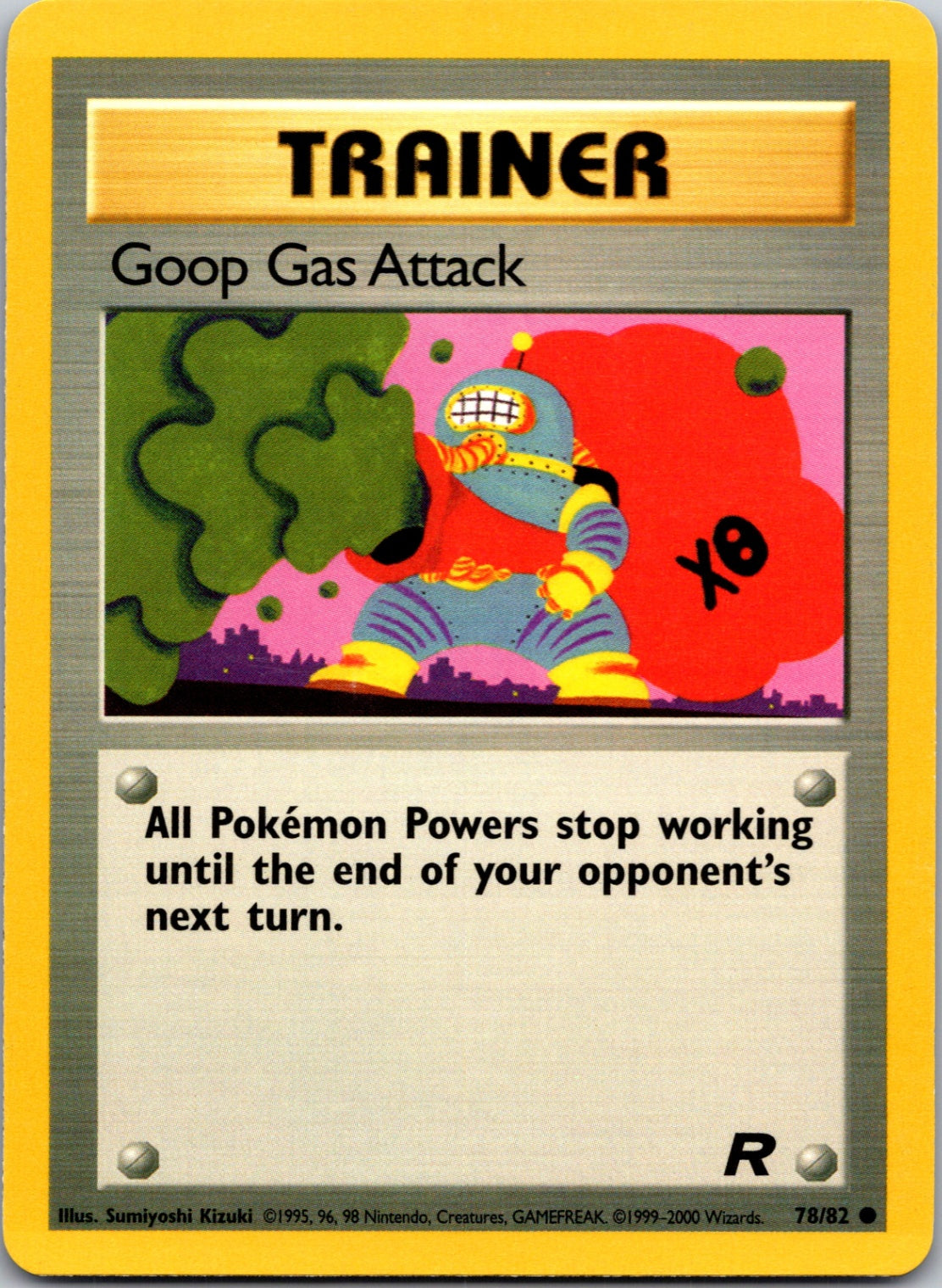2000 Team Rocket 72/83 Goop Gas Attack Common C155
