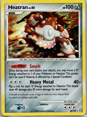 2016 League and Championship Cards 030/146 Heatran - (Regional Championships) LP