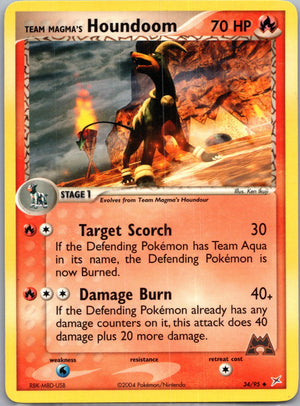 2004 Team Magma vs Team Aqua 34/95 Houndoom G271