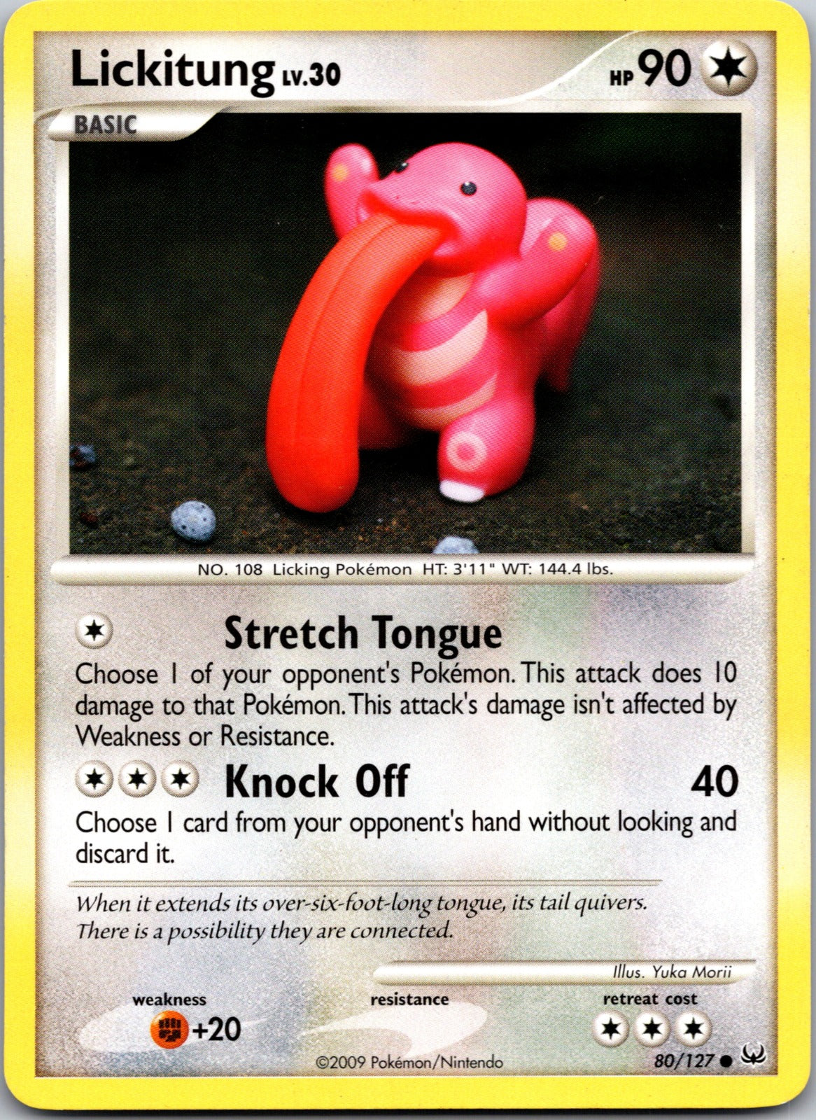 2009 Platinum 80/127 Lickitung LP