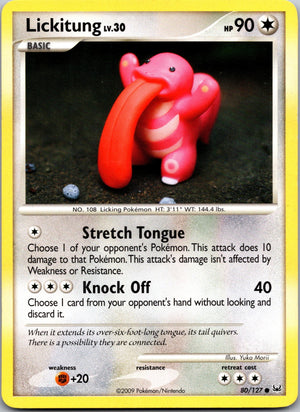 2009 Platinum 80/127 Lickitung LP