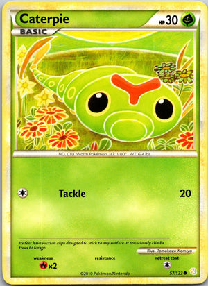 2010 HeartGold SoulSilver 57/123 Caterpie LP