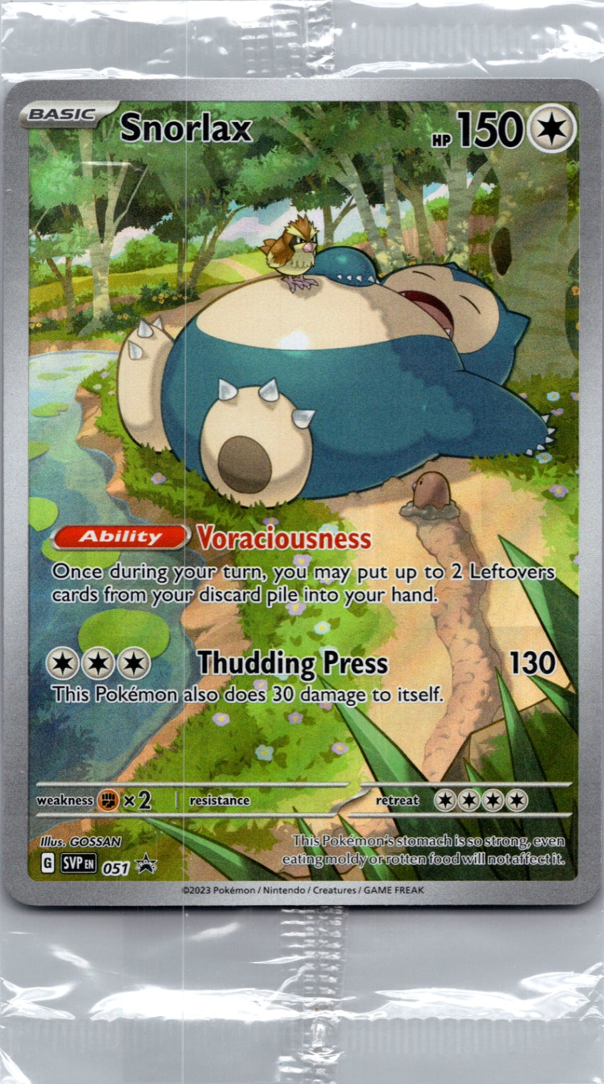 SV: Scarlet & Violet Promo Cards 051 Snorlax Promo NM