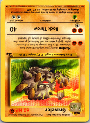 2000 Fossil 37/62 Graveler Uncommon A305
