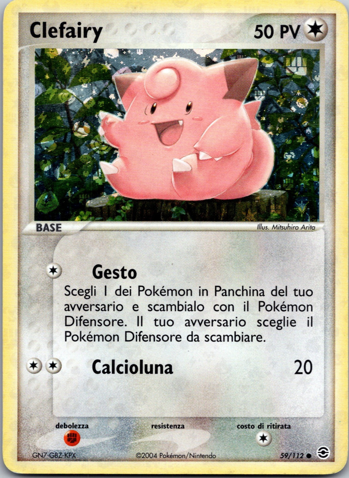 2004 Clefairy FireRed & LeafGreen 59/112 NM