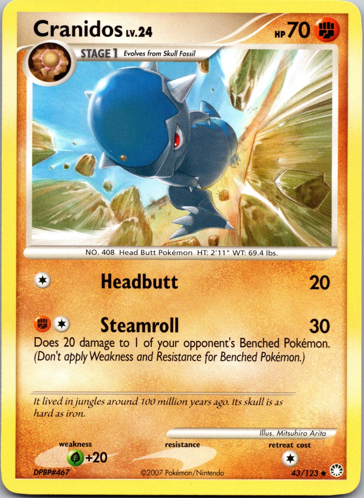 2007 Mysterious Treasures 43/123 Cranidos LP