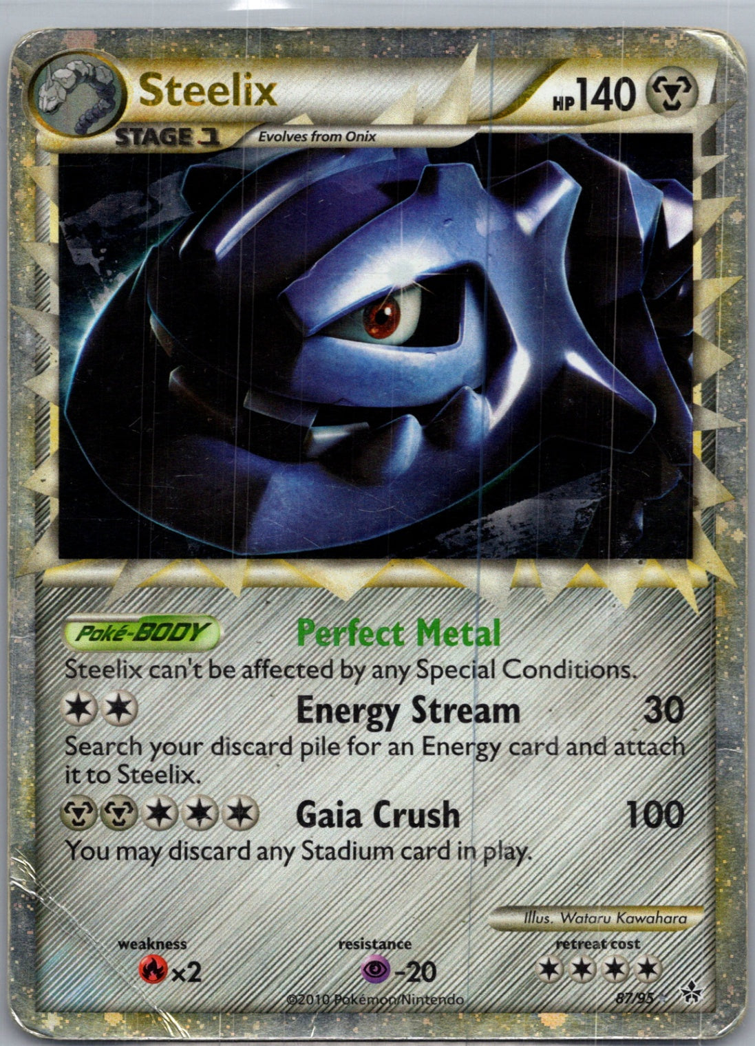 2010 Unleashed 87/95 Steelix (Prime) Ultra Rare F304