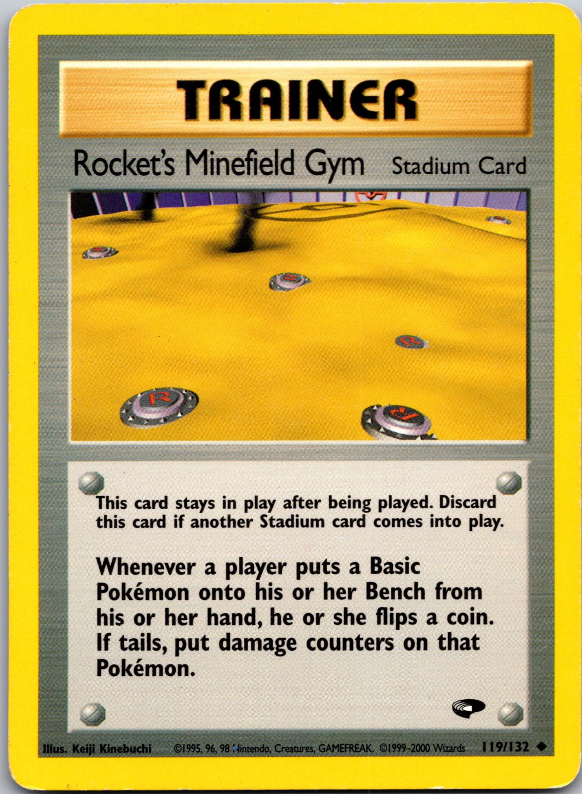 2000 Gym Challenge 119/132 Rocket's Minefield Gym LP Y68