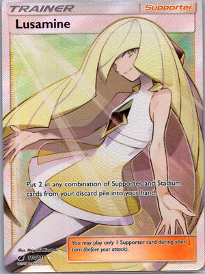2017 SM - Crimson Invasion 110/111 Lusamine (Full Art) Ultra Rare F306