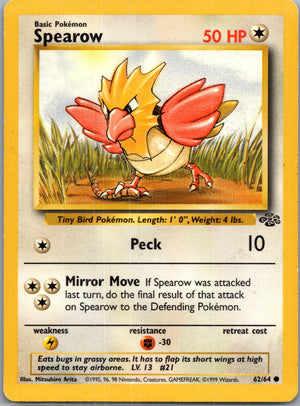 Jungle 62/64 Spearow Common NM